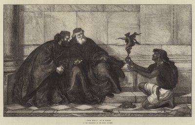 ナクソスから、王立アカデミーの展覧会で 作： Henry Wallis